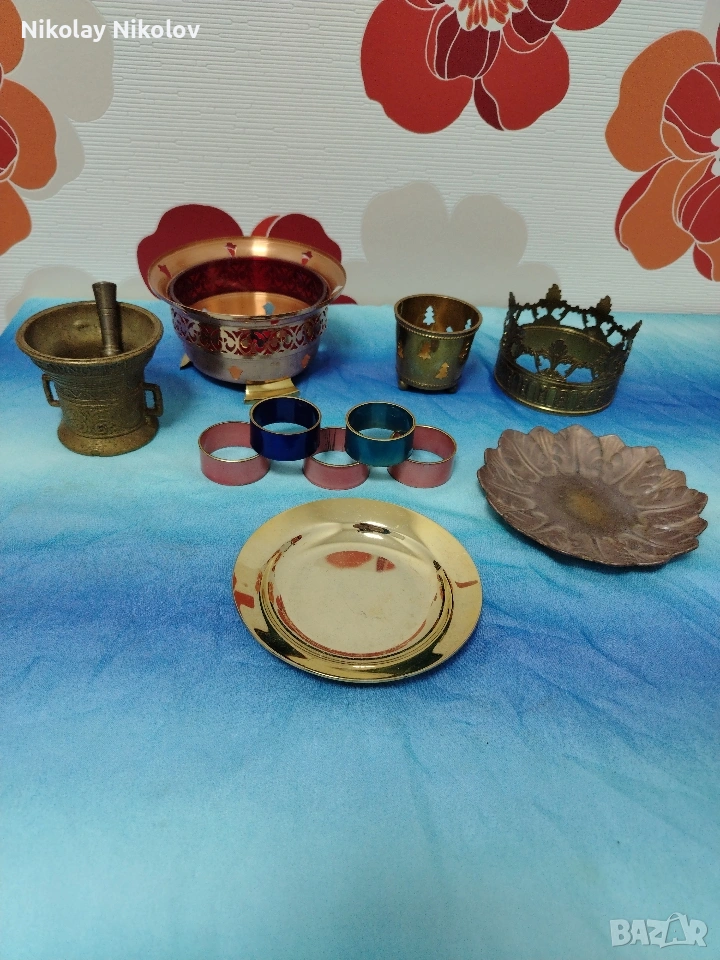 лот месингови предмети, снимка 1