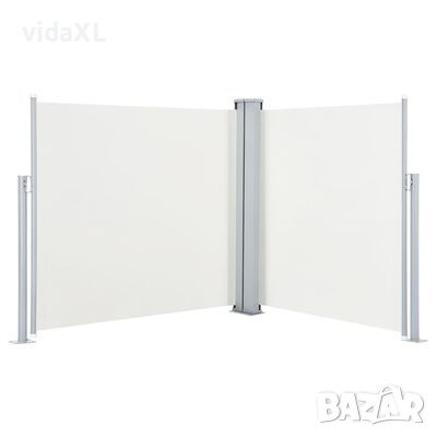 vidaXL Прибираща се странична тента, кремава, 100x600 см(SKU:48443, снимка 1