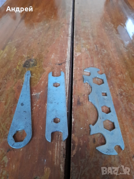 Стар велосипеден ключ,ключове, снимка 1