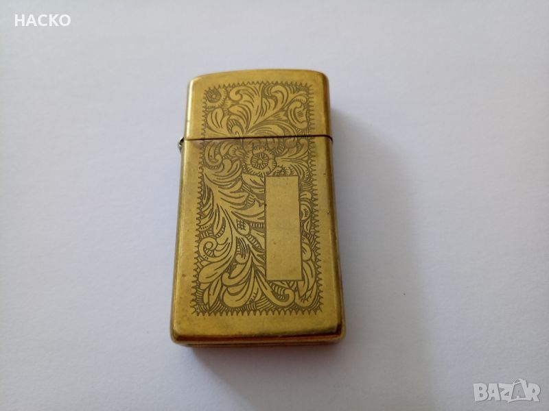 Запалка Zippo Slim ® Venetian® Polished Made in USA, снимка 1