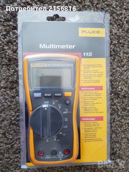 Fluke 115 True RMS Multimeter нов, снимка 1