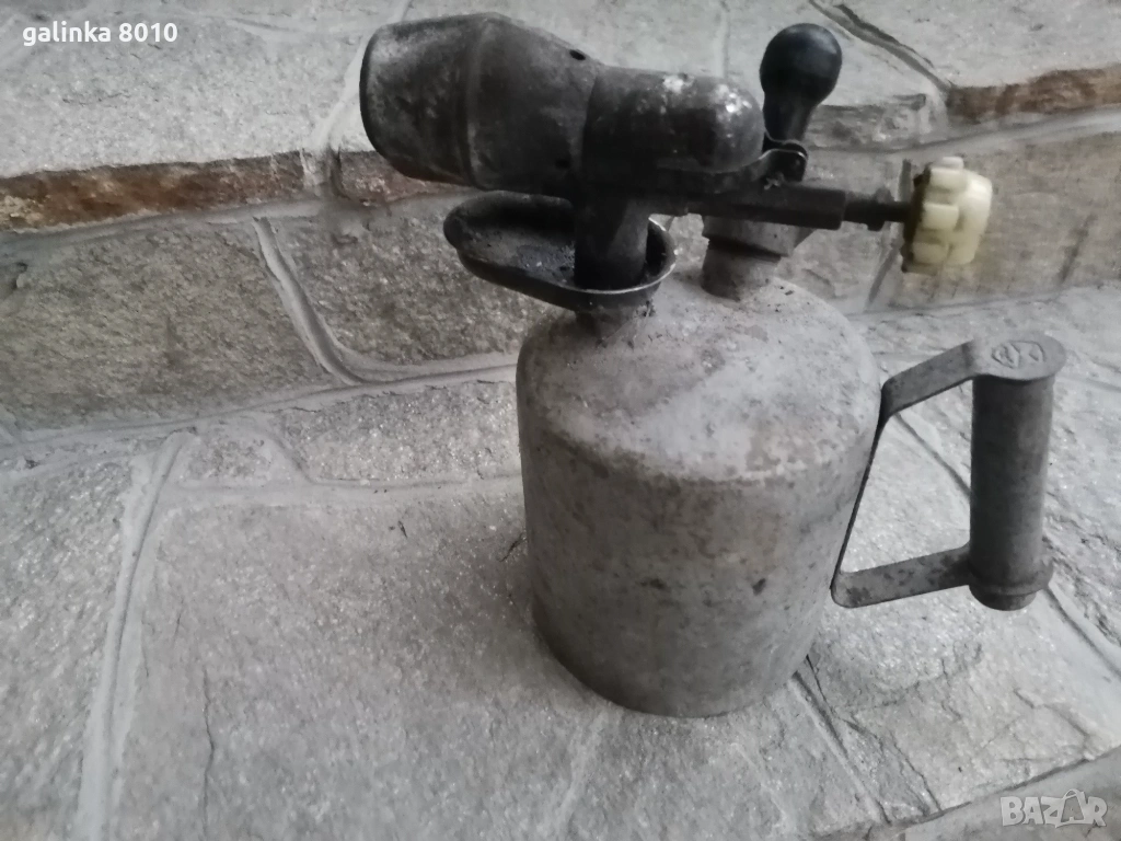 Стара Руска бензинова лампа, снимка 1