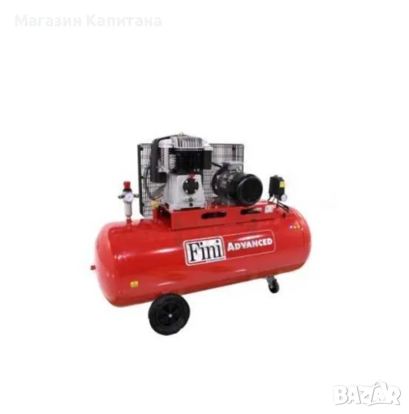 Трифазен бутален компресор Fini BK119-270-7.5, 270л, 5.5 kW, 10 бара, снимка 1