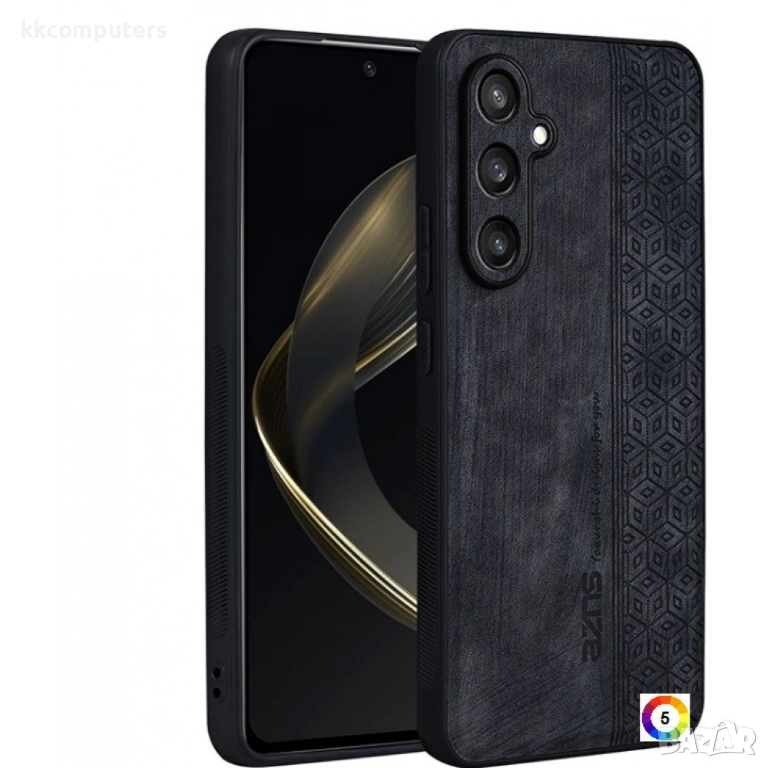 Samsung Galaxy S24 FE 5G AZNS Удароустойчив Кожен Калъф и Протектор, снимка 1