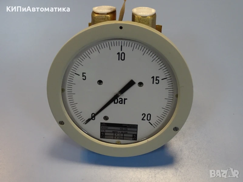 Диференциален манометър Schopper& Faeser Typ TDA 370 0-20Bar, снимка 1