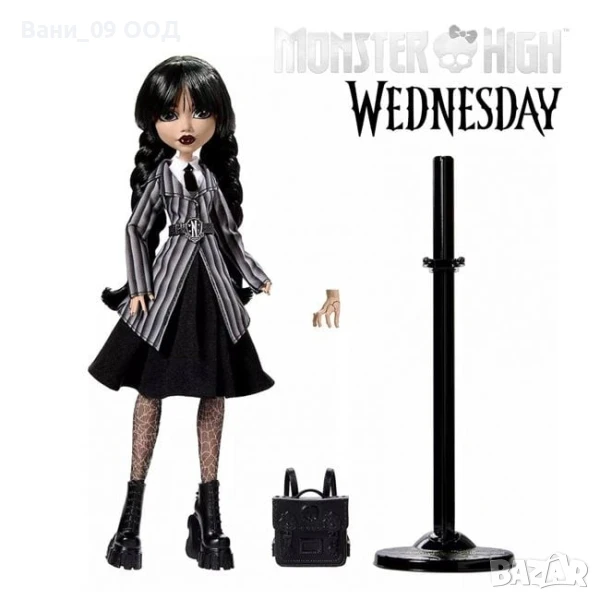 Кукла Monster High - Wednesday , снимка 1