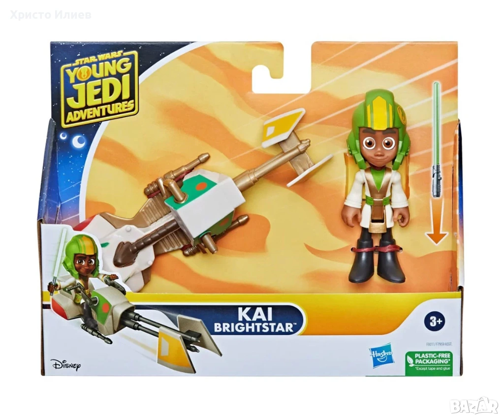 Star Wars Young Jedi Adventures Фигурки и превозни средства Kai Brightstar, снимка 1