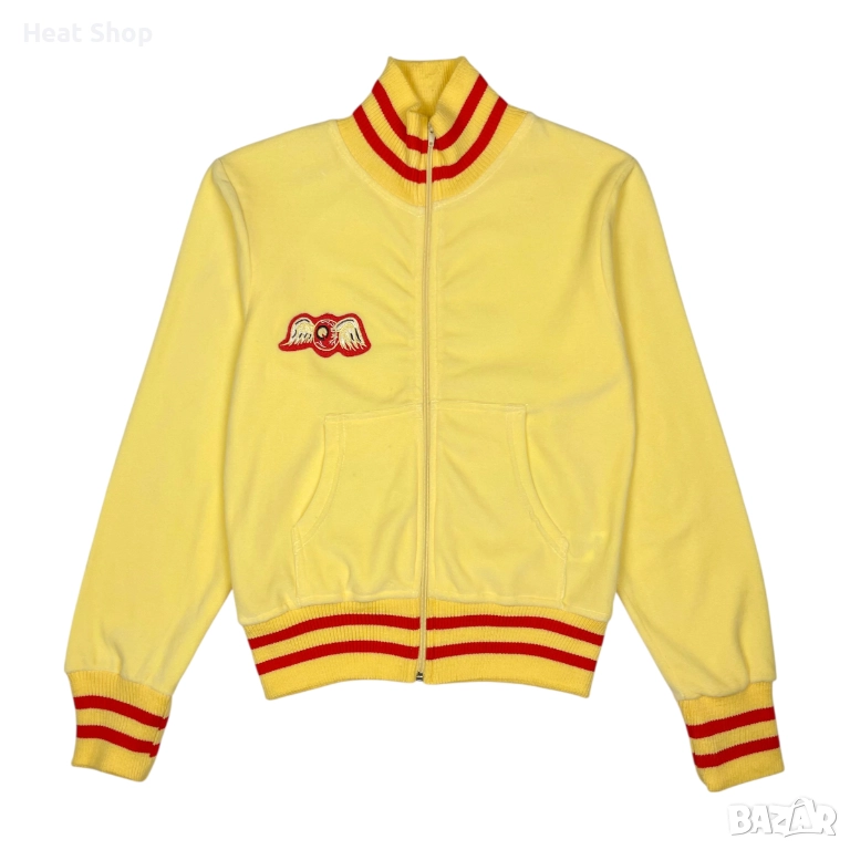 Дамско яке Von Dutch Kustommade Zip Up Velour Track Jacket, снимка 1