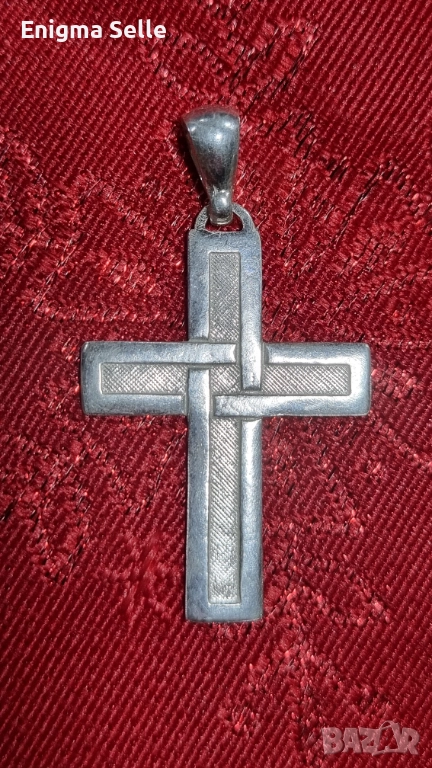 Сребърен кръст 925, снимка 1