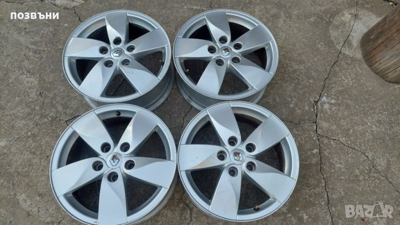 16" Оригинални алуминиеви джанти за Рено Меган 3 / Renault Megane 3 5x114.3 66.1, снимка 1