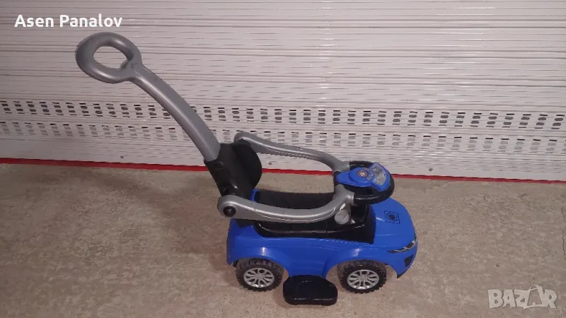 Кола за яздене с дръжка Lorelli-Off Road,синя 1 бр, снимка 1