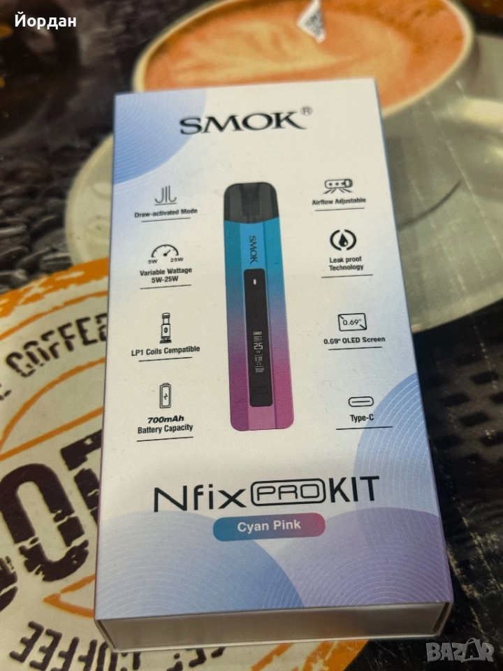 Вейп smok Nfix pro kit 25W, снимка 1