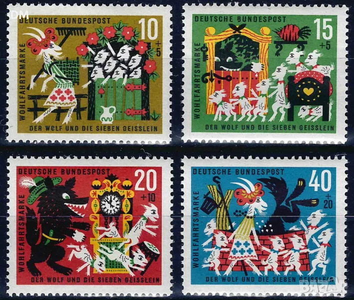 Германия ГФР 1963 - детски приказки MNH, снимка 1