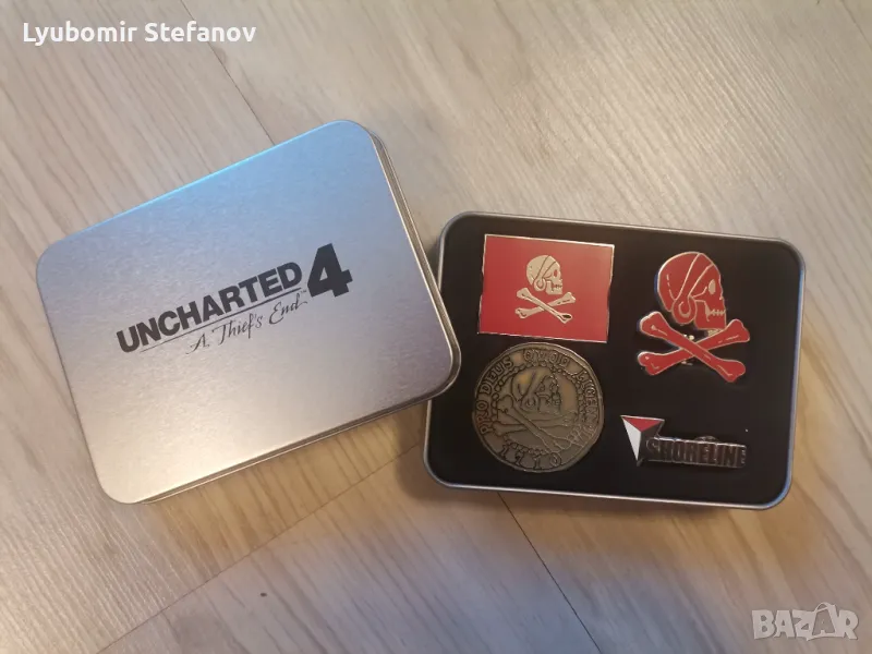 Uncharted 4 A Thiefs End Metal Pin Collection , снимка 1