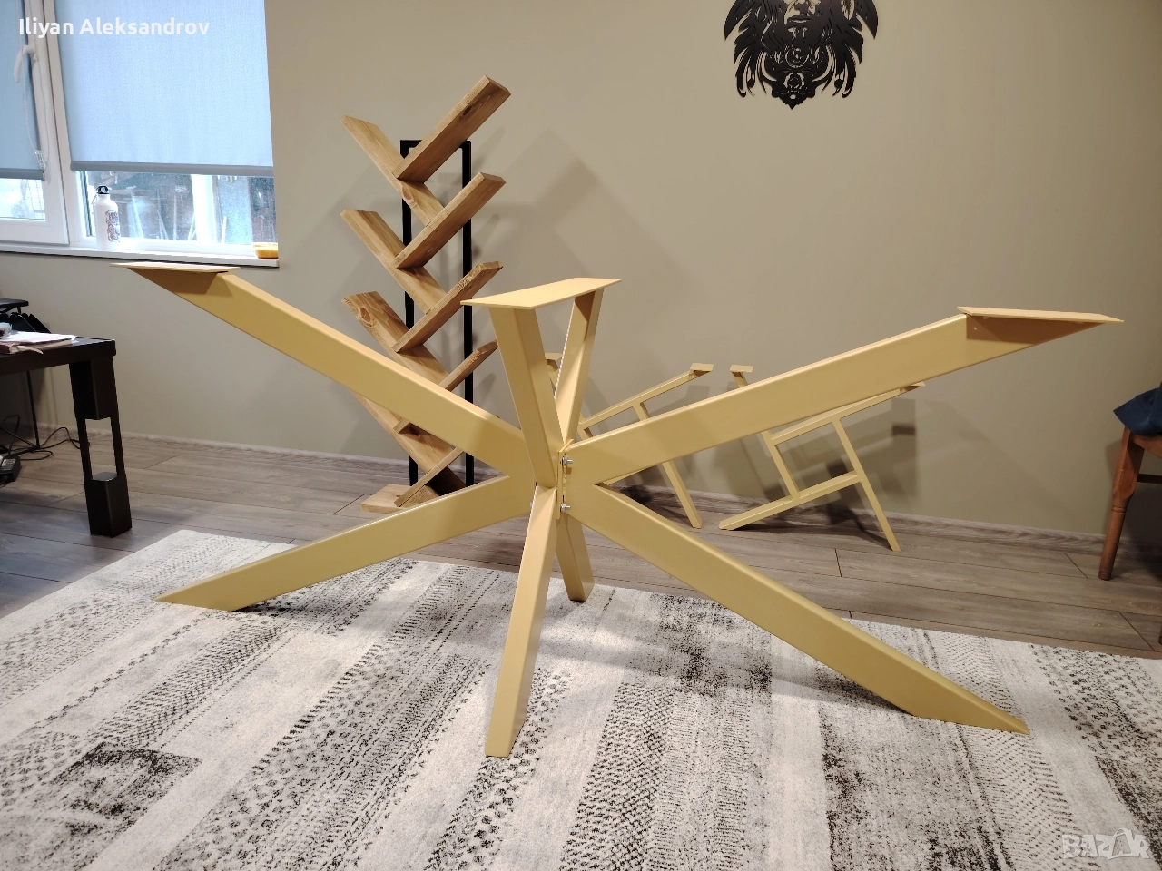 Метални крака (основа) за трапезна маса, снимка 1