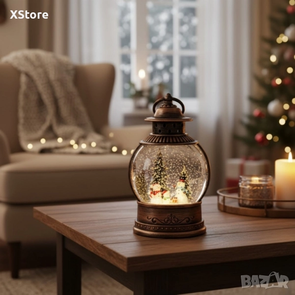 Коледен снежен глобус , снимка 1