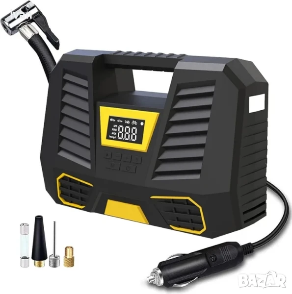 намаление Профисеонален дигитален компресор за автомобил с led осветление , снимка 1