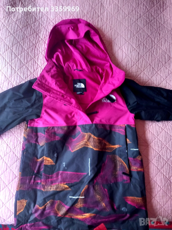  NORTH FACE зимно дамско яке. Размер S,.  Оригинално вижда се от холограмата, снимка 1