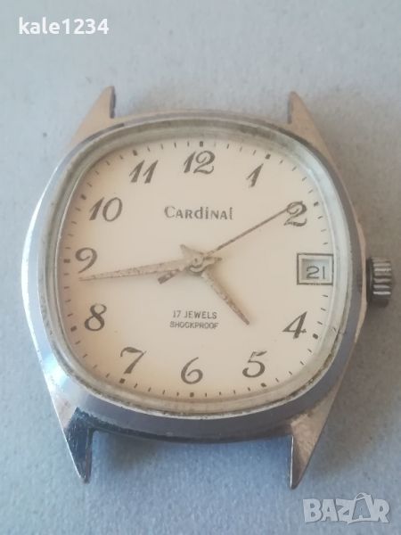 Часовник Cardinal. USSR. Vintage watch. Механичен. Кардинал , снимка 1