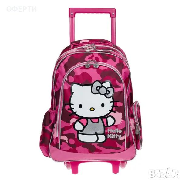 Ученическа чанта - Elementary Pink Hello Kitty Glitter Variant Design арт 226753, снимка 1