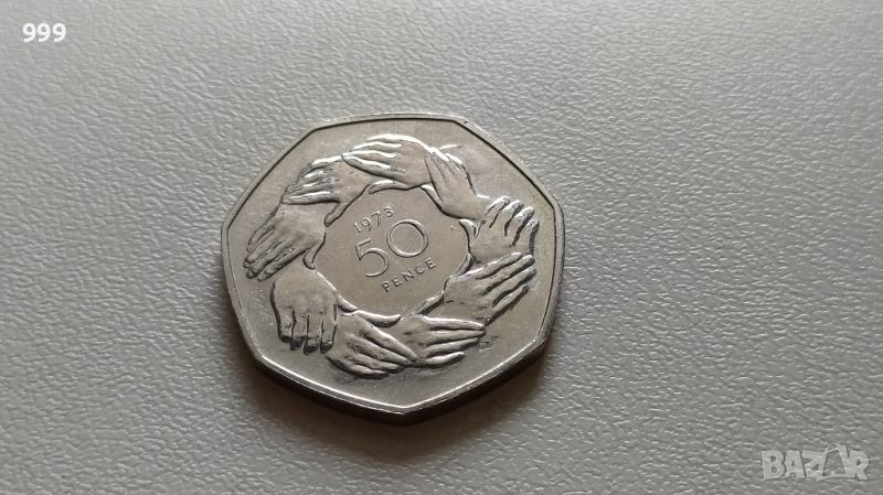 50 пенса 1973 Великобритания - Възпоменателна, снимка 1