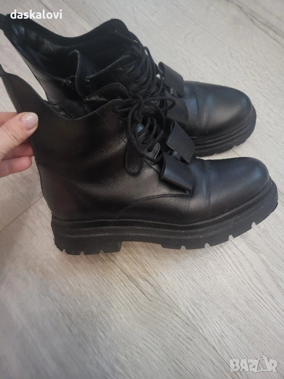 Бианки +подарък ботуши естествена кожа , снимка 1