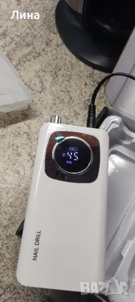 Безжична електрическа пила за нокти 45 000 9оборота , снимка 1