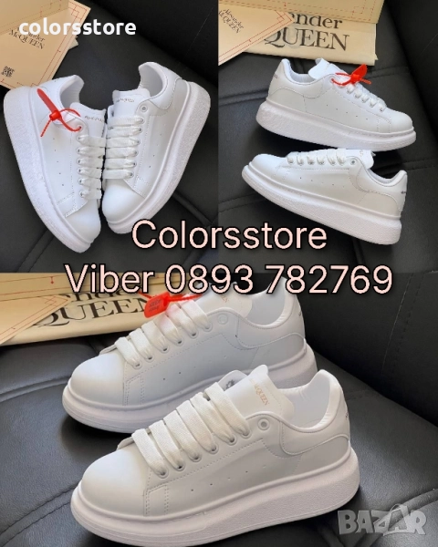 Бели кецове Alexander McQueen/BR87p, снимка 1
