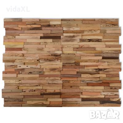 vidaXL Стенни облицовъчни панели 10 бр 1,03 м² рециклирано дърво тик(SKU:326170, снимка 1