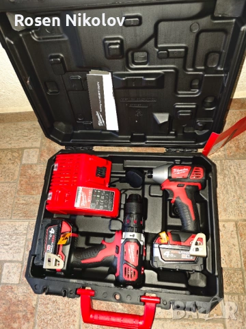 Milwaukee гайковерт и винтоверт, снимка 4 - Винтоверти - 53011638