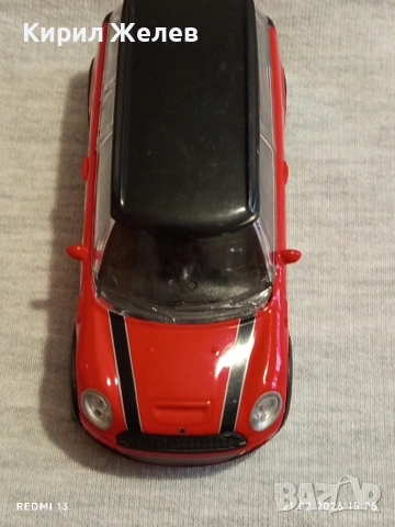 Метална количка Mini cooper много красива за КОЛЕКЦИЯ ДЕКОРАЦИЯ 48614, снимка 5 - Колекции - 53573023