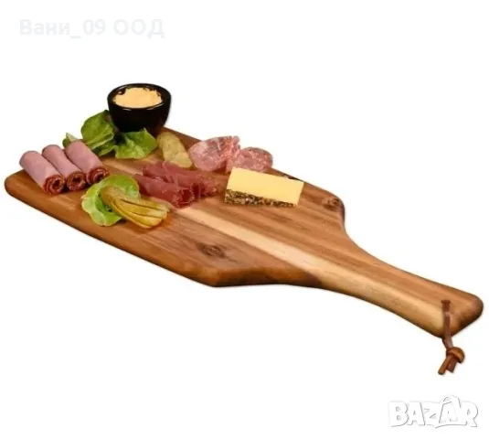 Голяма акациева дъска за рязане , снимка 2 - Аксесоари за кухня - 50176918
