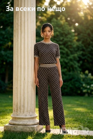 Guess Дамски Спортен Комплект Тениска И Долнище🔝Дамски Спортен Екип Гес - 3 Цвята Код A1350, снимка 3 - Спортни екипи - 53931935