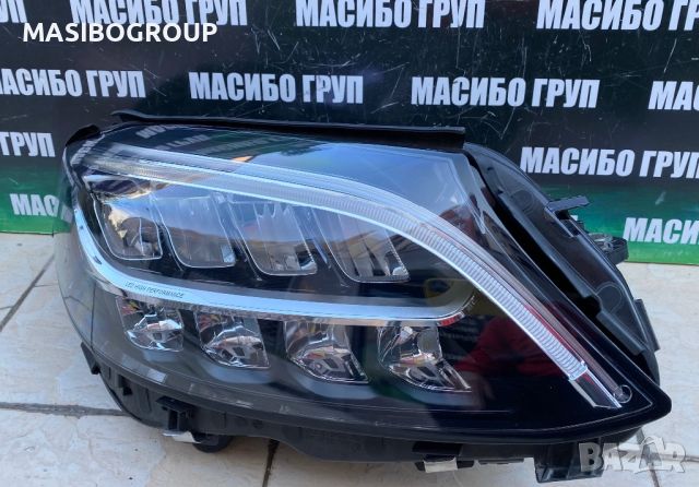 Фарове Led фар за Мерцедес Ц205 фейс Mercedes C-класа W205 facelift , снимка 3 - Части - 37308386