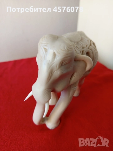 фигура на слон от сапунен мрамор