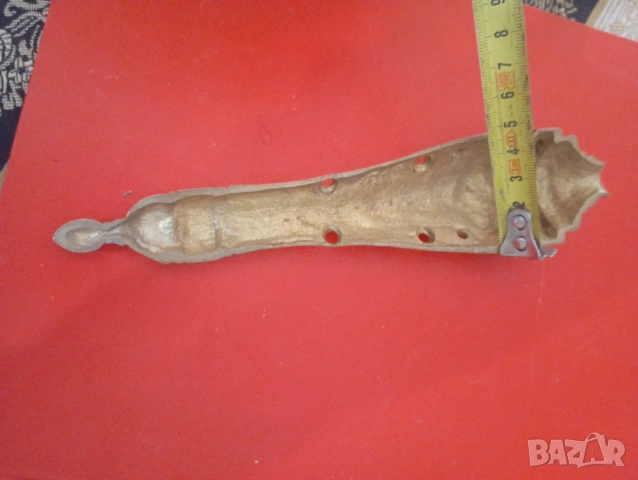 стара метална апликация,обков, снимка 4 - Други ценни предмети - 53075418