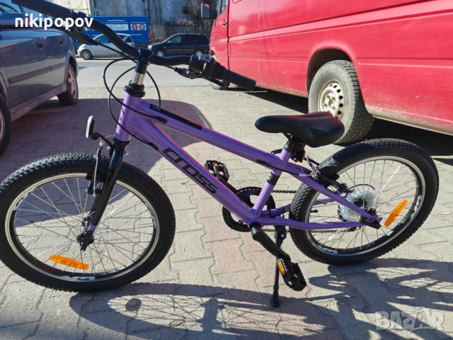 CROSS Велосипед 20" HARMONY лилав, снимка 8 - Велосипеди - 53830593
