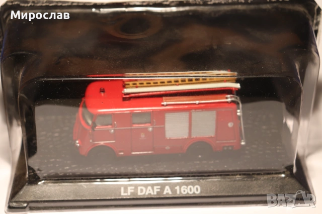 1/72??? LF DAF A 1600 ПОЖАРНА КАМИОН КОЛИЧКА МОДЕЛ, снимка 6 - Колекции - 53048433