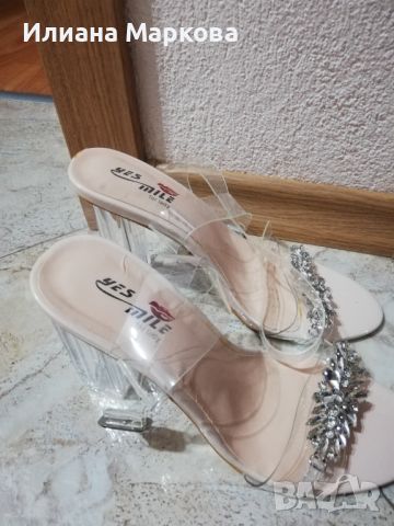 Продавам елегантни силиконови сандали , снимка 3 - Сандали - 46463720
