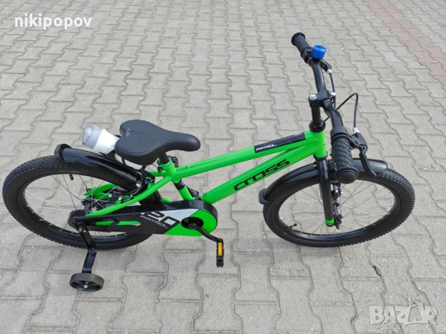 CROSS Велосипед 20" PATROL зелен, снимка 3 - Велосипеди - 53830618