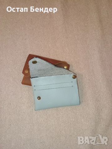 Портмоне от естествена кожа, снимка 3 - Портфейли, портмонета - 53638172