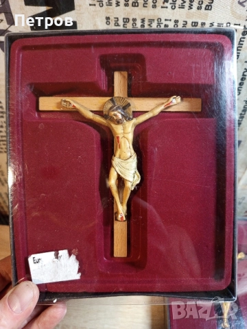 Разпятие/Кръст за стена, снимка 6 - Антикварни и старинни предмети - 51756835