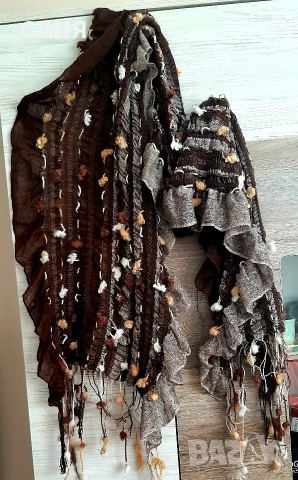 Непромокаеми ръкавици с топлоизолацияТHiNSULATE и дълги,ефектни шалове, снимка 5 - Ръкавици - 53127983