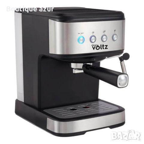 Кафемашина Voltz OV51171F, 20бара/1100W, Сива , 2 години ГАРАНЦИЯ, снимка 1 - Кафемашини - 45542035