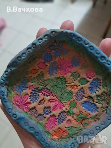 Арт чинийка от глина /уникат/