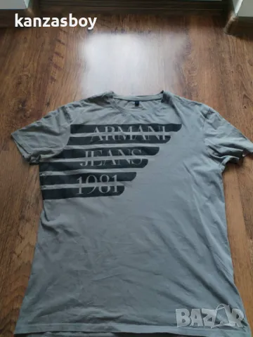 Armani Jeans - страхотна мъжка тениска , снимка 4 - Тениски - 49815770