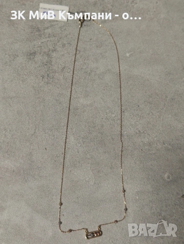 Златно колие 2.63гр 14к 50см, снимка 3 - Колиета, медальони, синджири - 54184578