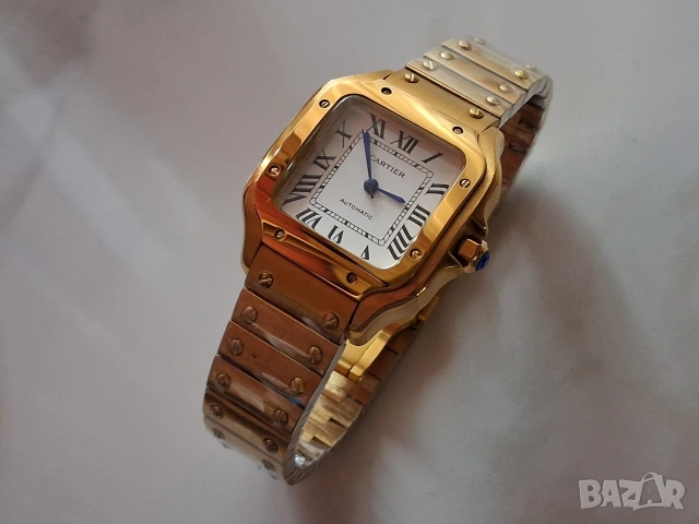 Cartier Santos Дамски, снимка 3 - Дамски - 53658580