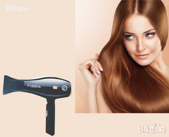 Дамски сешоар Lexical LHD-5063, 1600W, моден дизайн, снимка 4 - Сешоари - 52866088