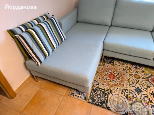 Ъглов диван+ подарък килим, снимка 6 - Дивани и мека мебел - 52004803